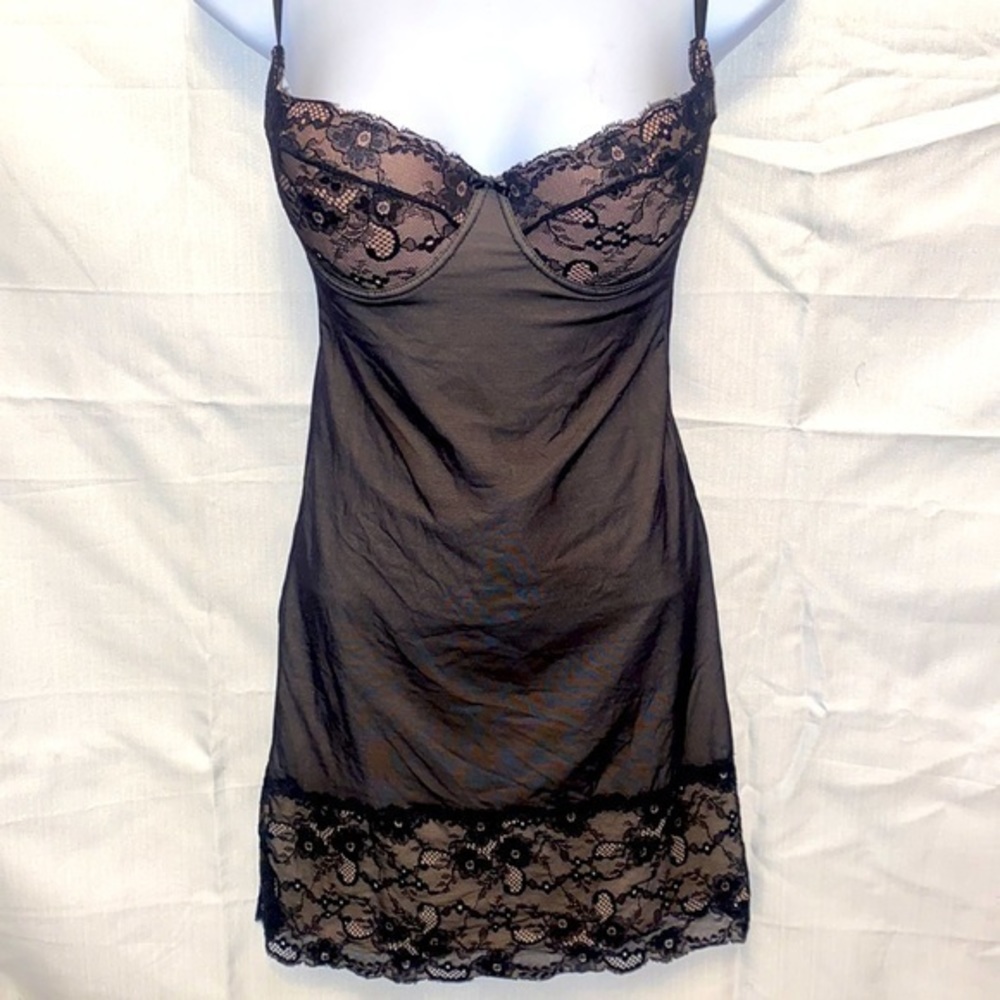 NWOT Lovely chocolate slip a perfect piece of lingerie never worn